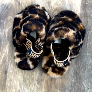 Size 8 child’s Ugg Cheeta slippers